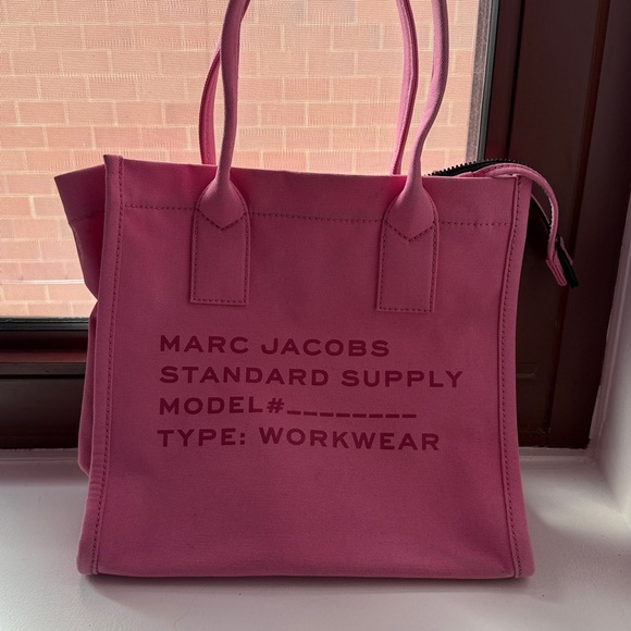 Marc Jacobs Pink Canvas Tote Bag - Picture 13 of 14